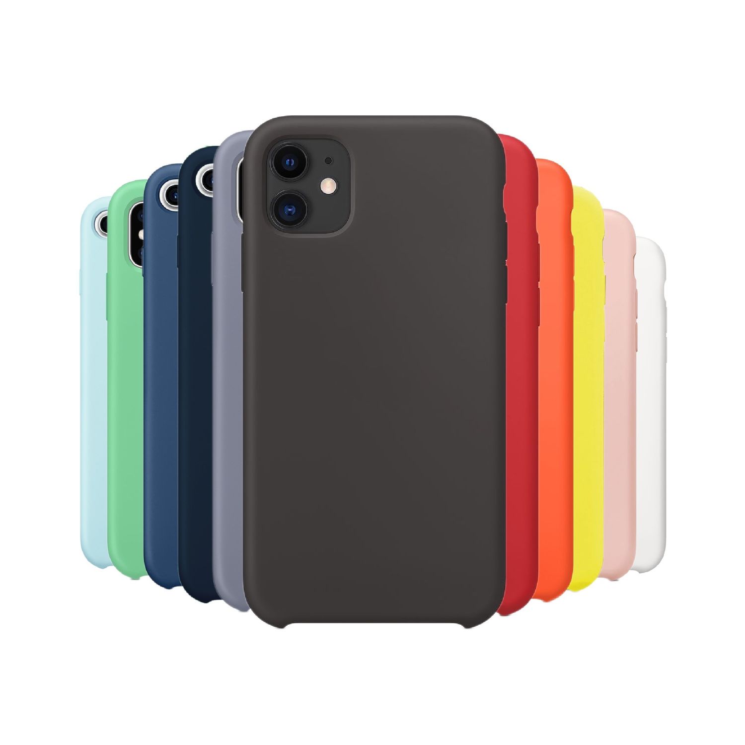 coque silicone couleur iphone 11